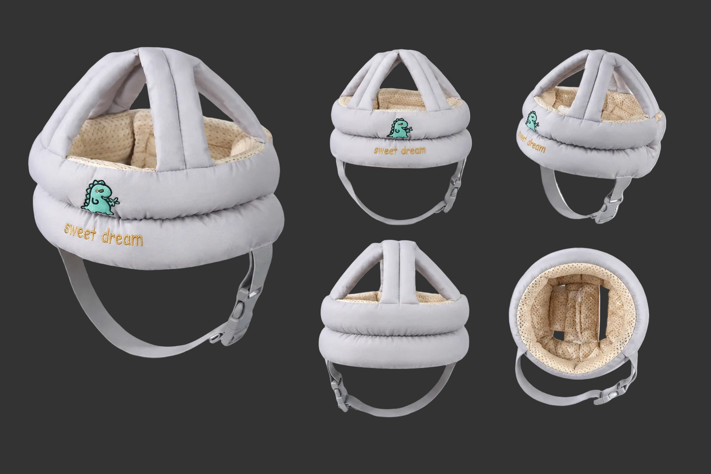 CASCO DE SEGURIDAD PARA BEBÉS QUE APRENDEN A CAMINAR. Protección en cada paso