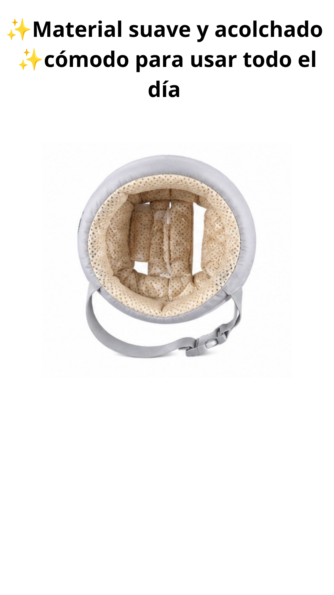 CASCO DE SEGURIDAD PARA BEBÉS QUE APRENDEN A CAMINAR. Protección en cada paso