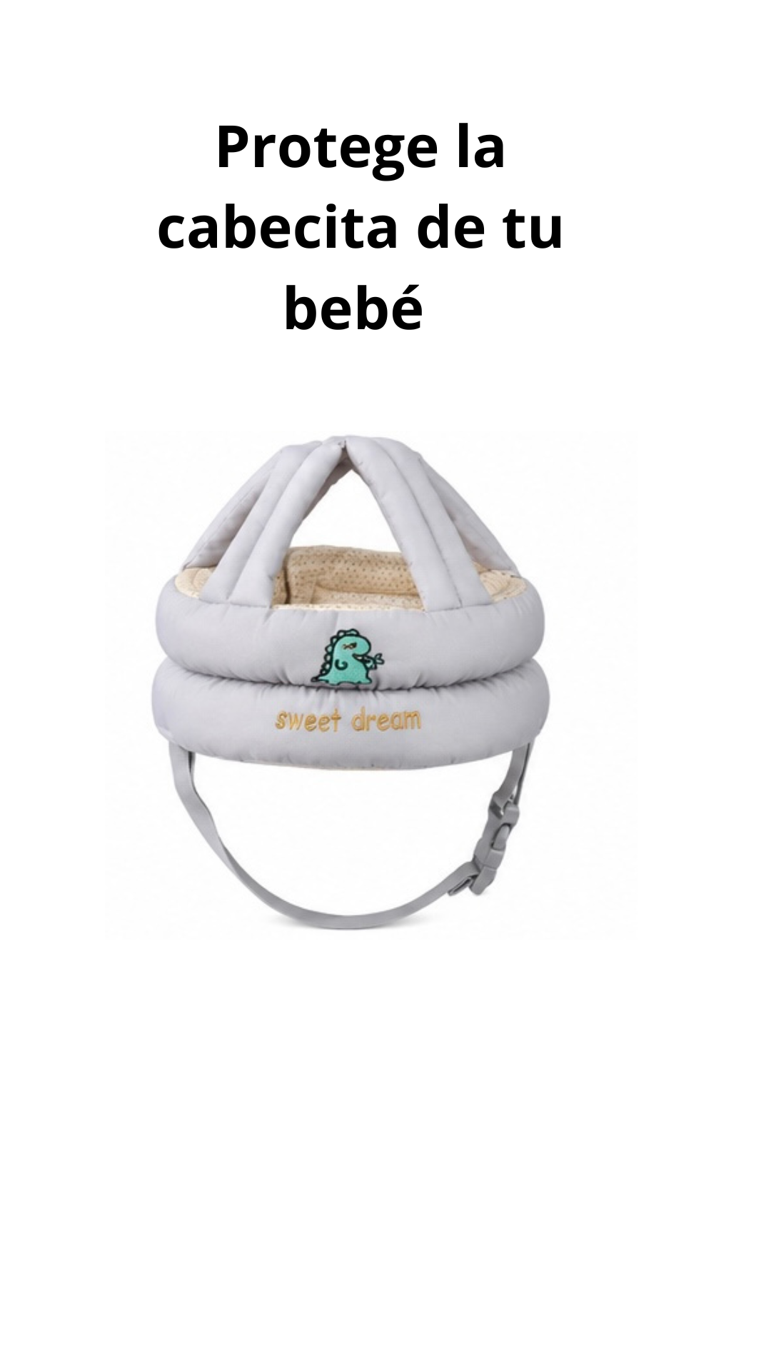 CASCO DE SEGURIDAD PARA BEBÉS QUE APRENDEN A CAMINAR. Protección en cada paso
